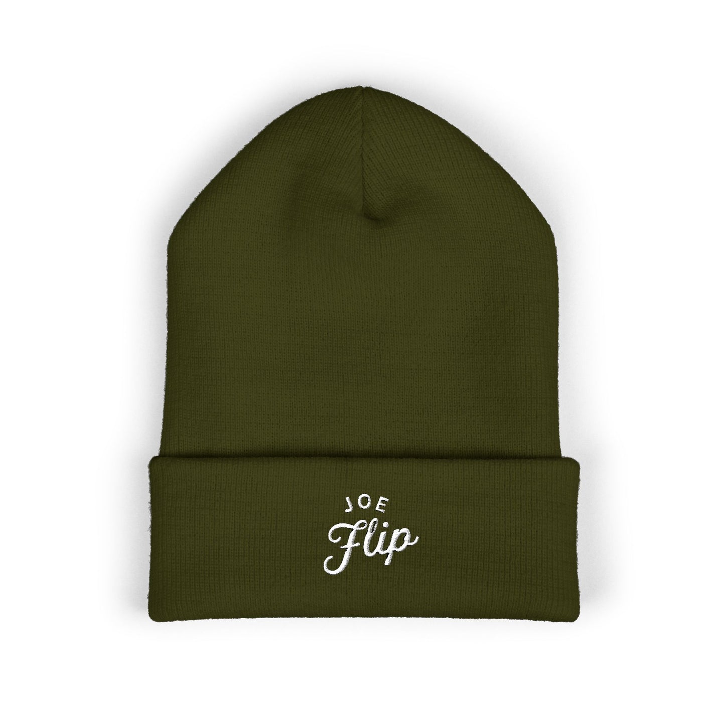 Joe Flip Embroidered Beanie