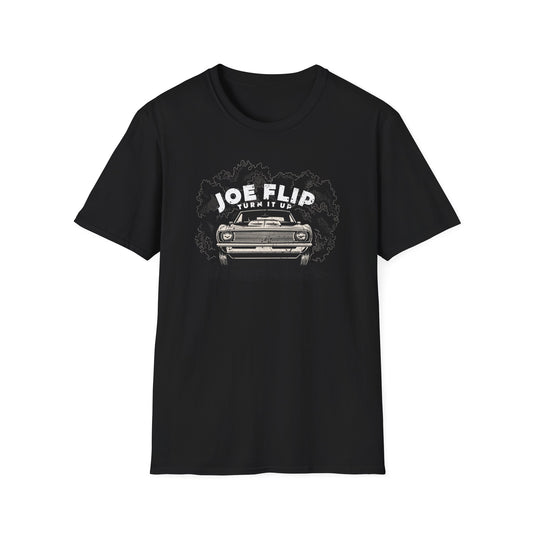 "Joe Flip Turn it Up" T Shirt and Signed CD of "Tin Can Tunes" while supplies last