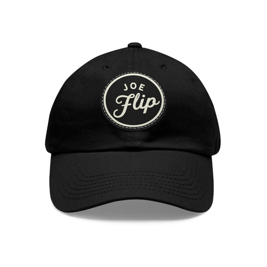 Joe Flip Hat with Leather Patch